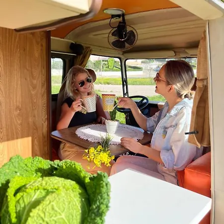 豪华帐篷 Rent A J9 Camper Van With Blue Classics
